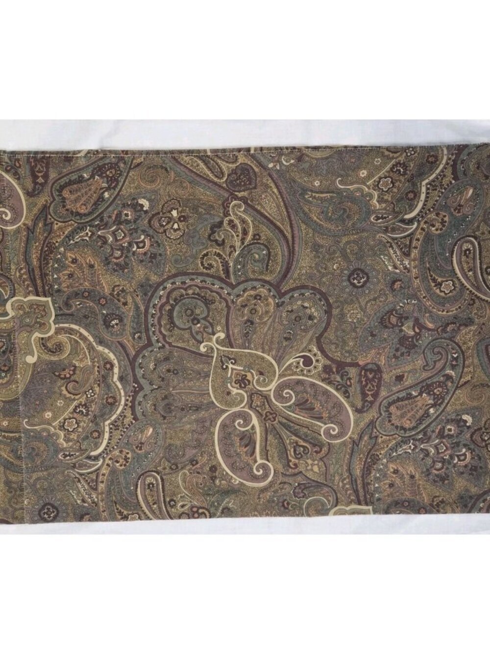 Lauren Ralph Lauren Hartfield Paisley Pillowcase Standard Made In Bahrain - Picture 2 of 7